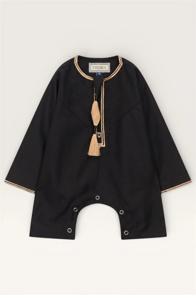 Baby Boys Ramadan Moroccan Thobe Robe Emirati Eid Jubba- B-TT003 - Image 5